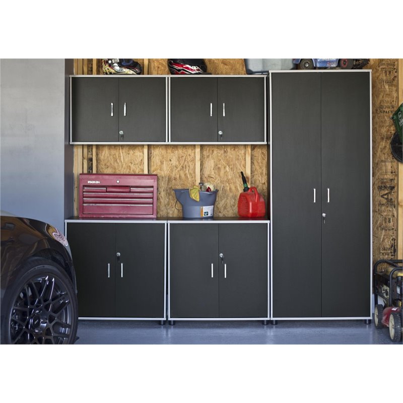 Systembuild Apollo Wall Cabinet In Black 7469056com