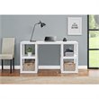 Altra Furniture Parsons Deluxe Writing Desk in White