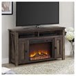 Altra Furniture Farmington 50'' Fireplace TV Stand in Heritage Pine