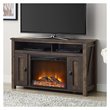 Altra Furniture Farmington 50'' Fireplace TV Stand in Heritage Pine
