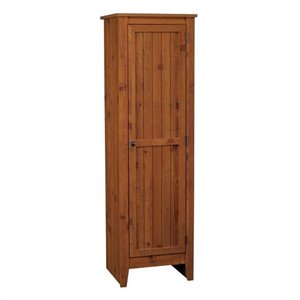 ameriwood home single door kitchen pantry in old fashion pine