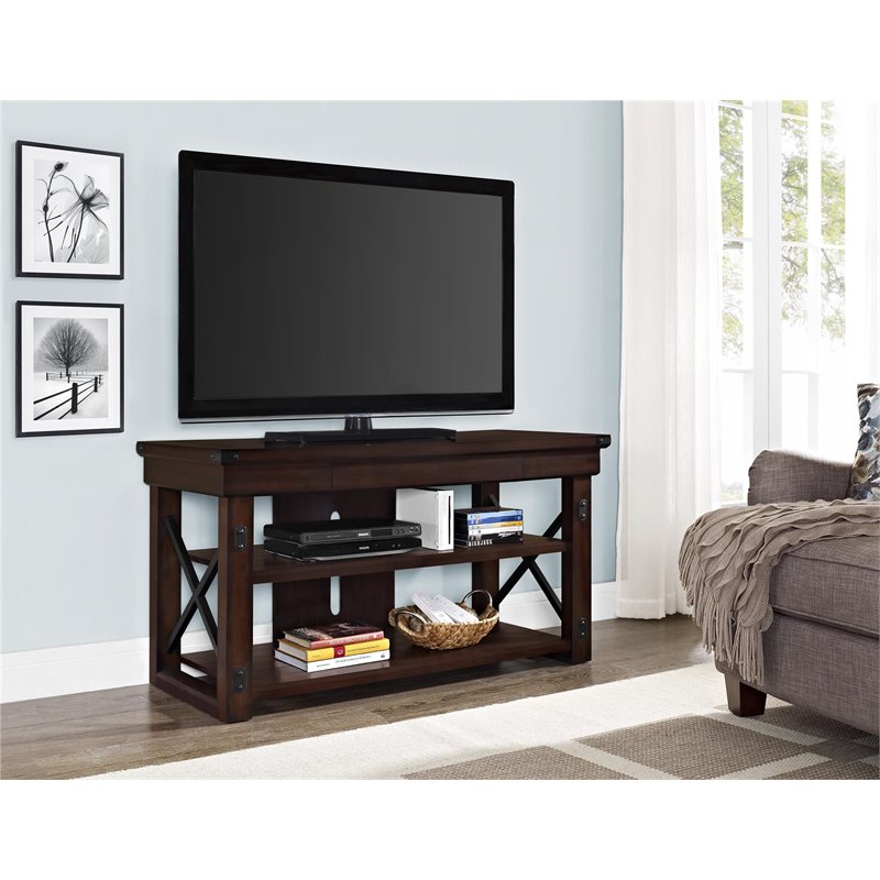 Ameriwood home wildwood fireplace store tv stand