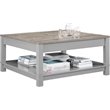 Altra Carver Coffee Table in Gray and Sonoma Oak