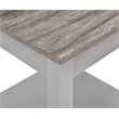 Altra Carver Coffee Table in Gray and Sonoma Oak