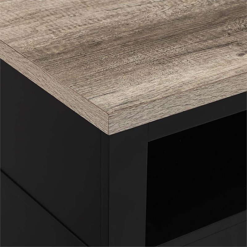 Ameriwood Home Carver Electric Fireplace TV Stand in Black Cymax Business