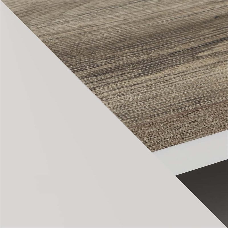 Ameriwood Home Carver Electric Fireplace TV Stand in White