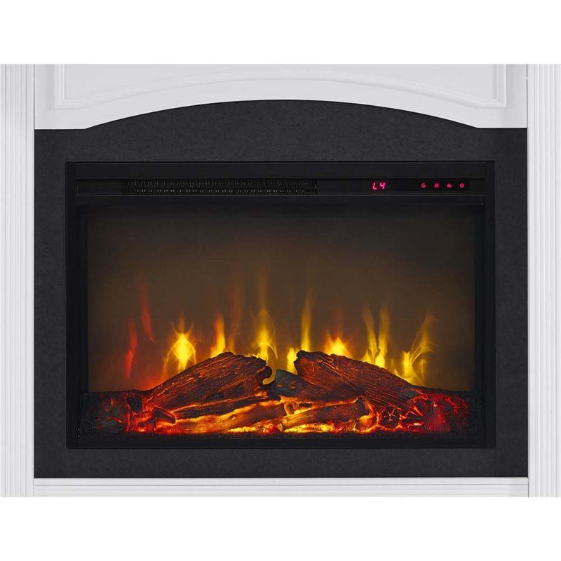 Ameriwood Home Lamont Mantel Fireplace in White