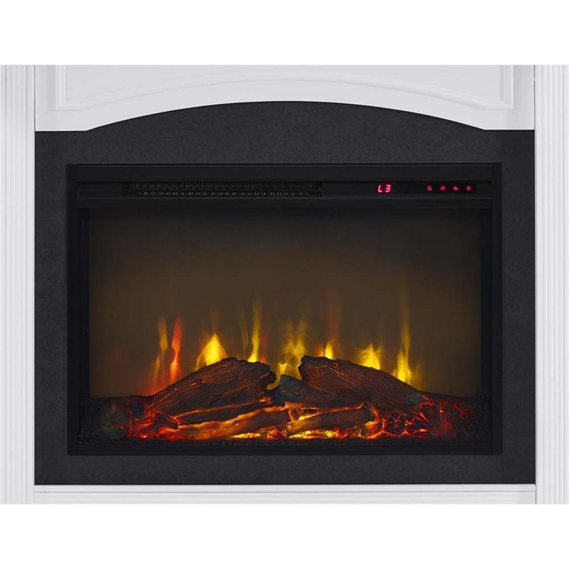 Ameriwood Home Lamont Mantel Fireplace in White
