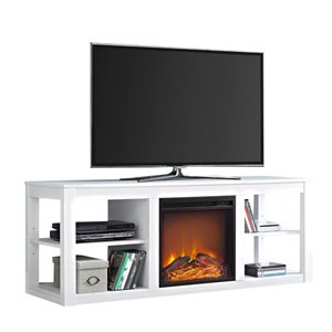 ameriwood home parsons fireplace tv stand