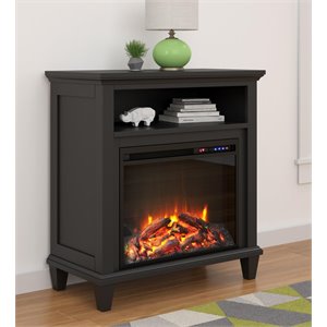 32'' Fireplace TV Stand in B..