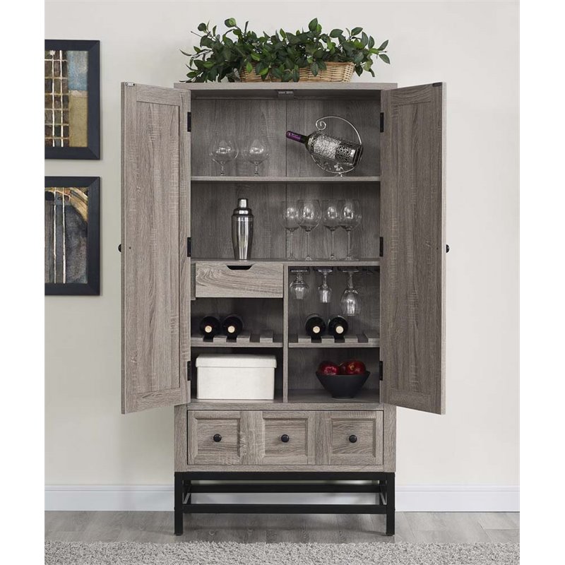 Home Bar in Sonoma Oak