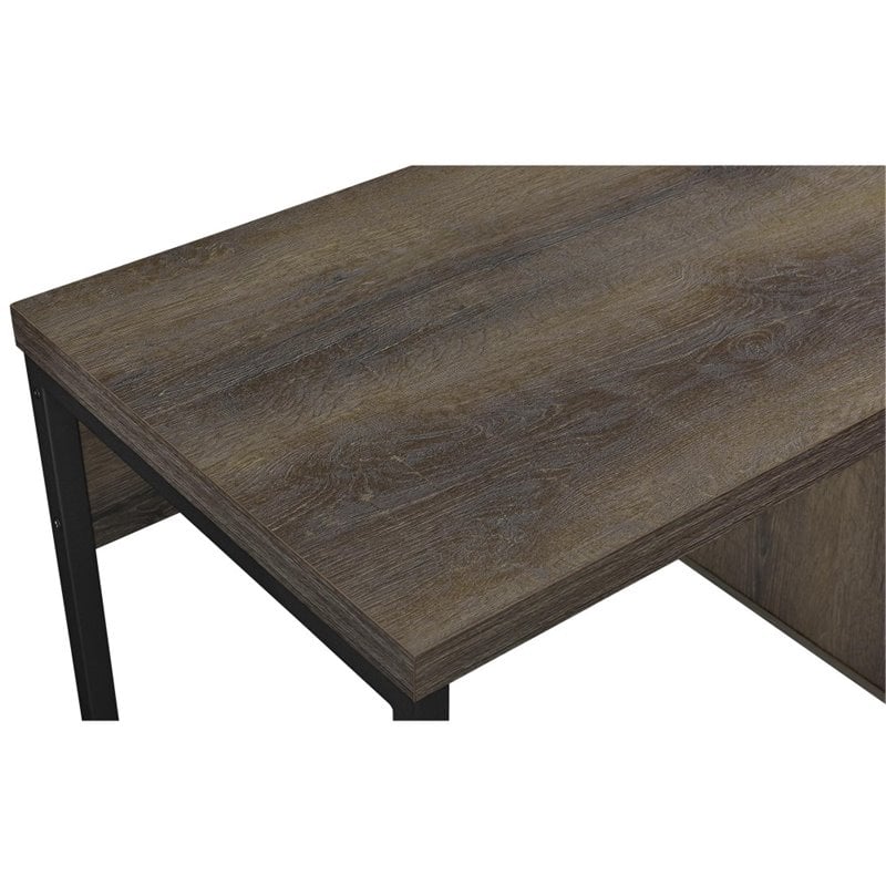 Home Candon Desk Distressed Brown Oak