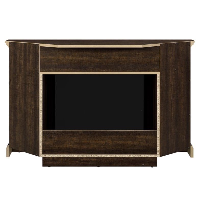 Ameriwood Home Overland 50" Electric Fireplace Corner TV Stand Cymax