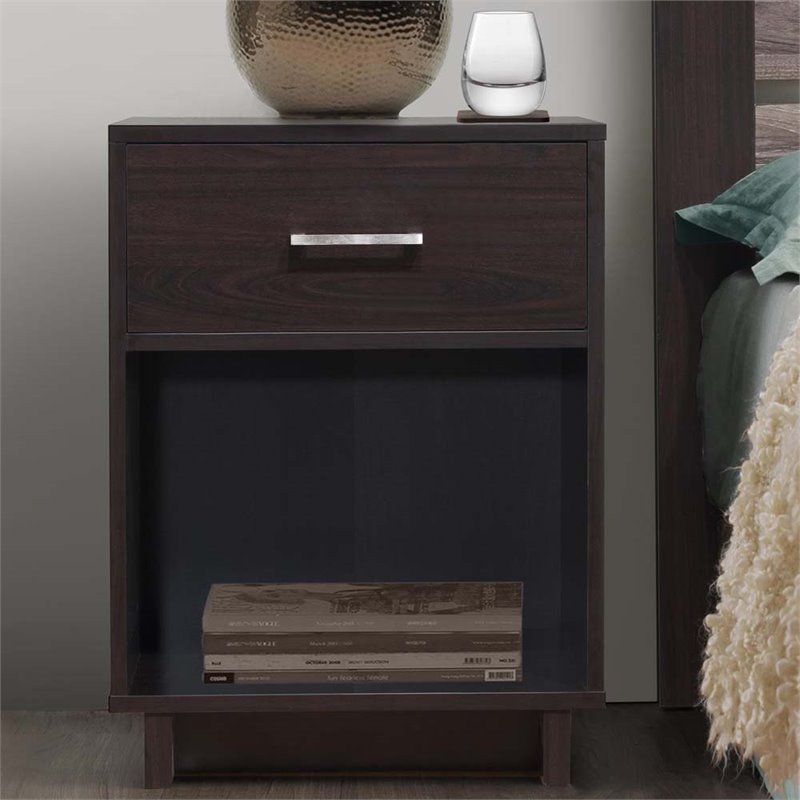 Ameriwood Home Colebrook Nightstand In Espresso 5967303com