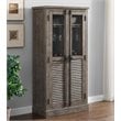 Ameriwood Home Sienna Park Bar Cabinet in Rustic Gray