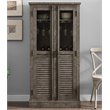 Ameriwood Home Sienna Park Bar Cabinet in Rustic Gray