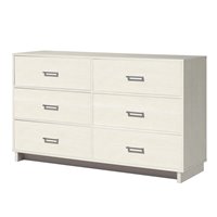 Ameriwood Home Colebrook 4 Drawer Dresser In Vintage White And