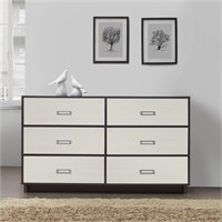 Ameriwood Home Colebrook 4 Drawer Dresser In Vintage White And