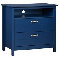 Ameriwood Home River Layne 3 Drawer Door Dresser In Blue 5982103com Ameriwood Home River Layne 2 Drawer Media Chest In Blue