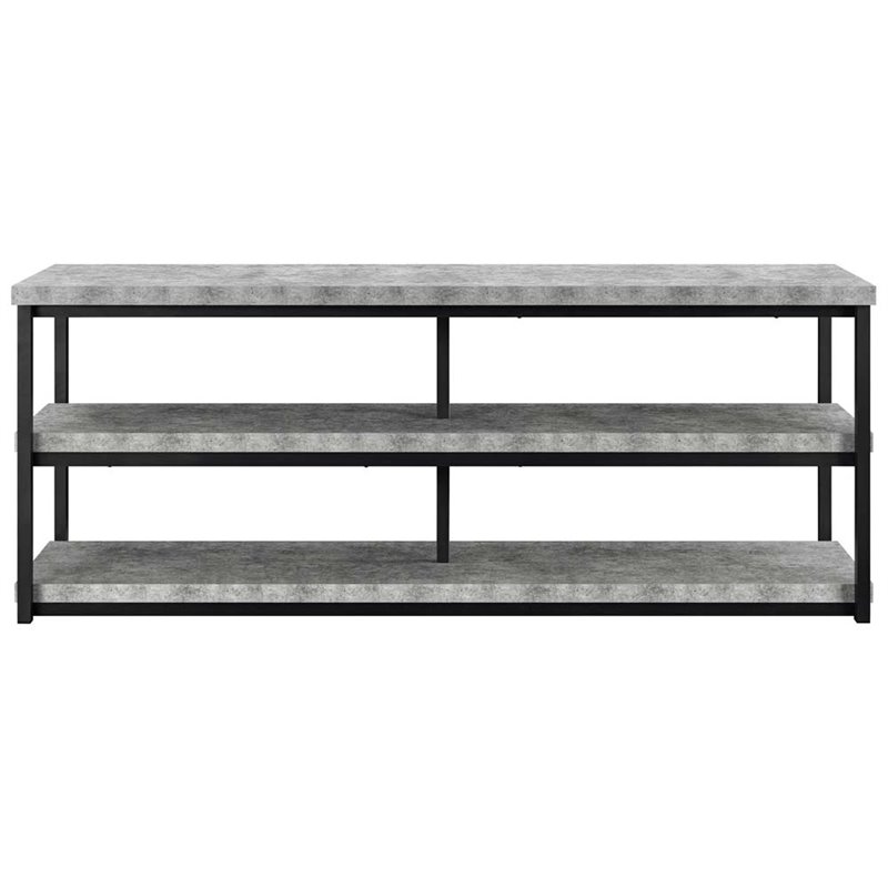 Ameriwood Home Ashlar TV Stand in Concrete Gray