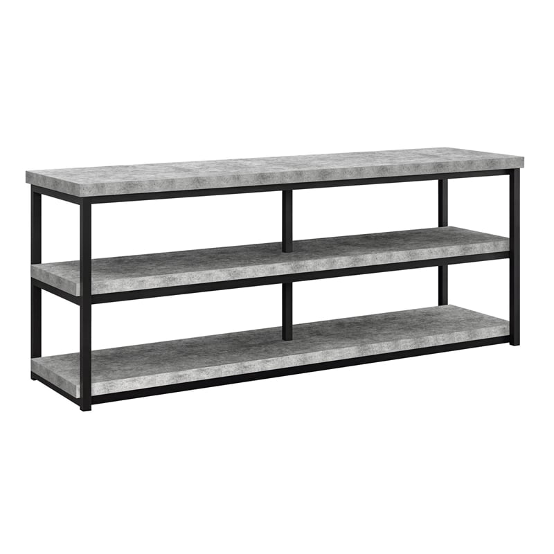 Ameriwood Home Ashlar TV Stand in Concrete Gray