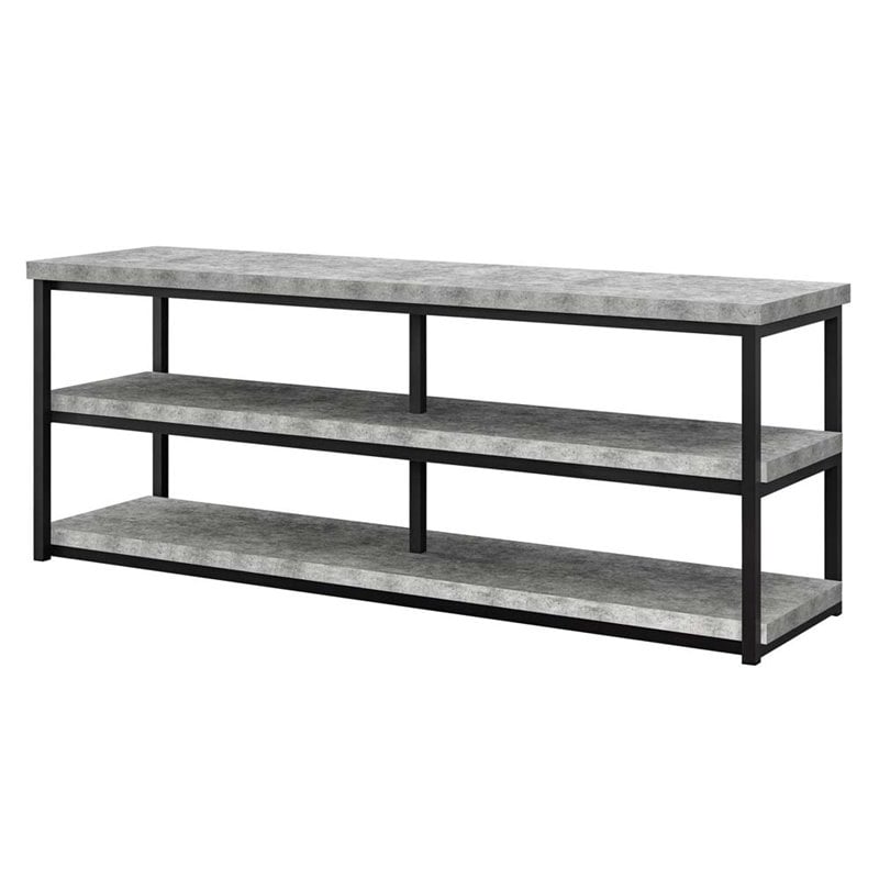 Ameriwood Home Ashlar TV Stand in Concrete Gray