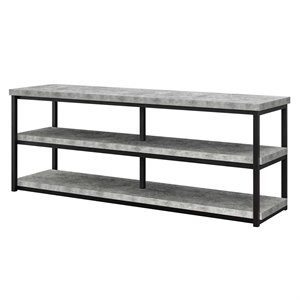 ameriwood home ashlar tv stand in concrete gray