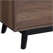 Ameriwood Home Vaughn Fireplace TV Stand in Walnut
