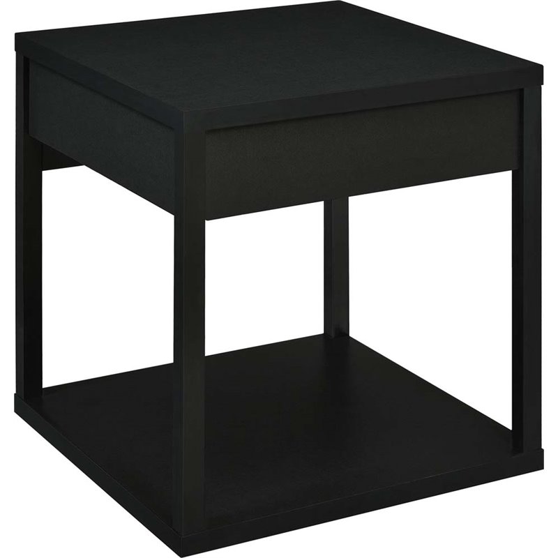 Ameriwood Home Parsons Drawer End Table In Black