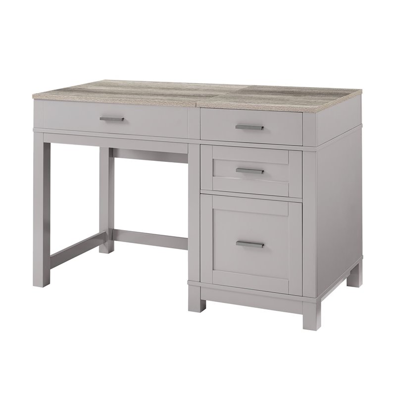 Ameriwood Home Carver Lift Top Desk in Gray Cymax Business