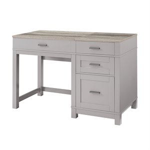 ameriwood home carver lift top desk in gray