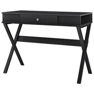 ameriwood home paxton campaign desk in black