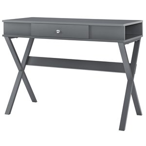 ameriwood home paxton campaign desk in grey