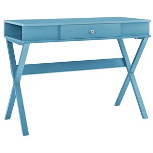 ameriwood home paxton campaign desk in blue