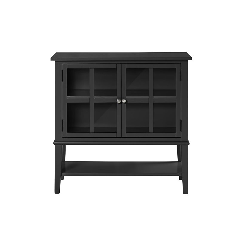 Ameriwood Home Franklin 2 Door Storage in Black