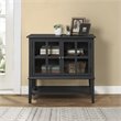 Ameriwood Home Franklin 2 Door Storage Cabinet in Black