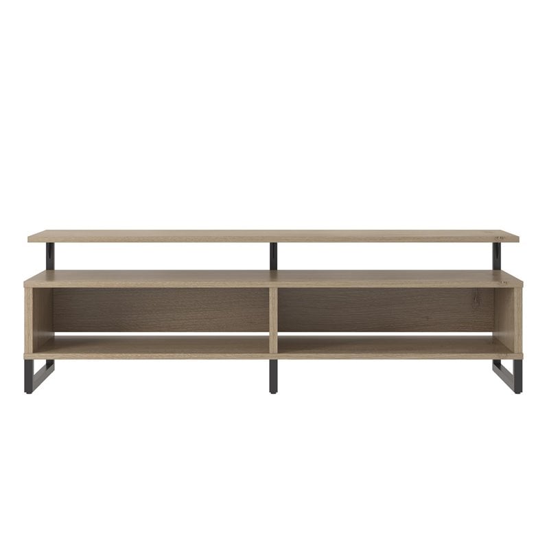 Ameriwood Home Whitby TV Stand 65 Inch in Golden Oak