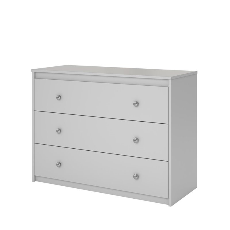 Ameriwood Home Elements 3 Drawer Dresser In Dove Gray 5848412com