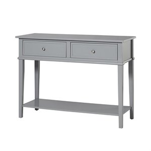 ameriwood home franklin console table in gray