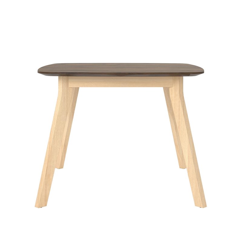 Ameriwood AX1 Commercial-Grade Square Meeting Table in Walnut