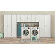 SystemBuild Callahan 24 Inch Utility Storage Cabinet in White