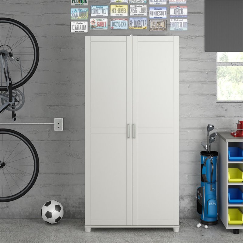 Systembuild Callahan 36 Utility Storage Cabinet In White 7922403com