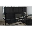 Ameriwood Parkside Hutch in Black Oak