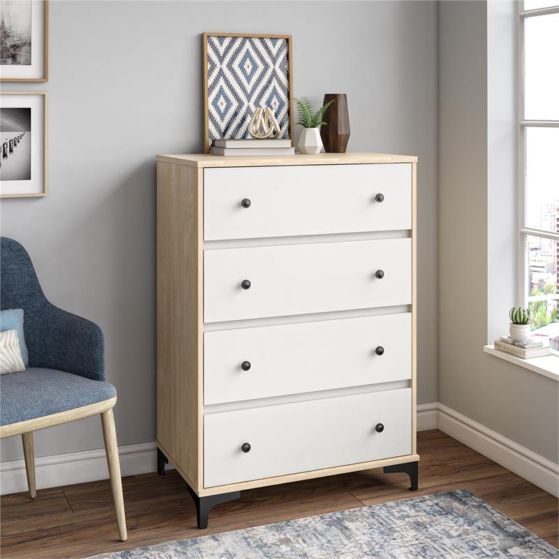 Ameriwood Home Holly Hills 4 Drawer Dresser In Natural 2723500com