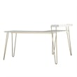 Ameriwood Home Haven L Desk with Riser in White