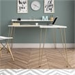 Ameriwood Home Haven L Desk with Riser in White
