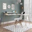 Ameriwood Home Haven L Desk with Riser in White