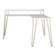 Ameriwood Home Haven L Desk with Riser in White