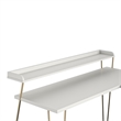 Ameriwood Home Haven L Desk with Riser in White