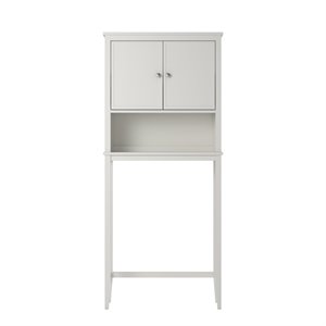 systembuild franklin over the toilet storage cabinet in soft white